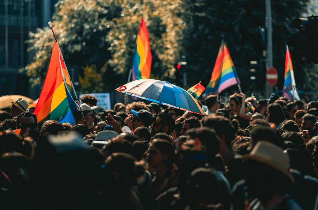 Folla del Milano Pride